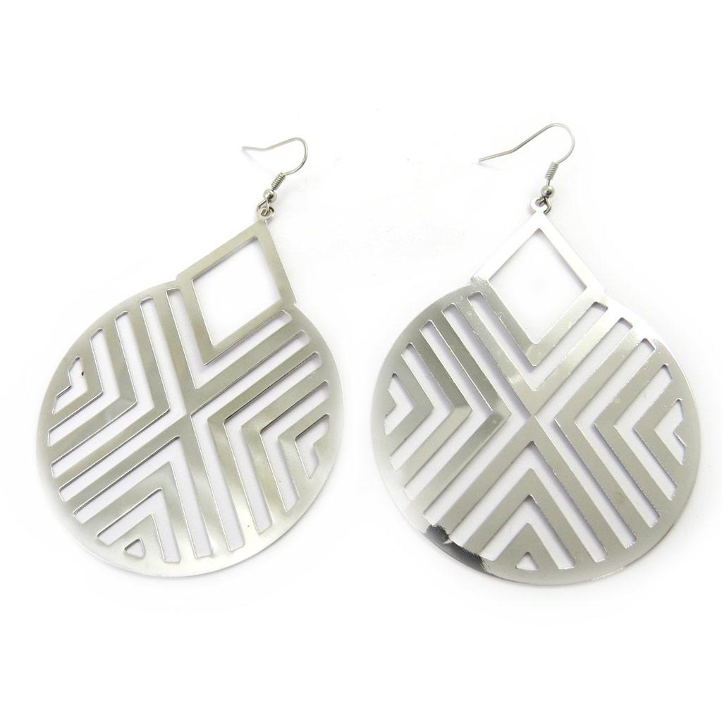 Les Trésors De Lily [L7640] - Boucles 'Chorégraphie' argenté