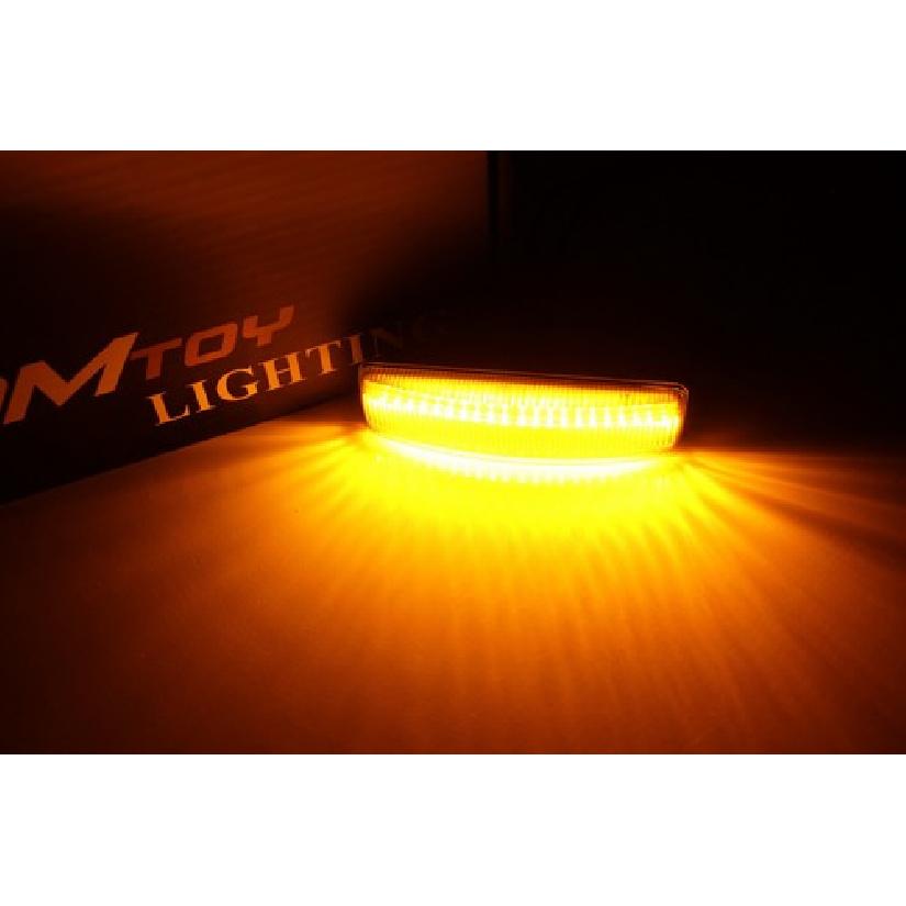 Smoked Lens Amber LED Side Marker Lights For Range Rover Sport Discovery LR3 LR4