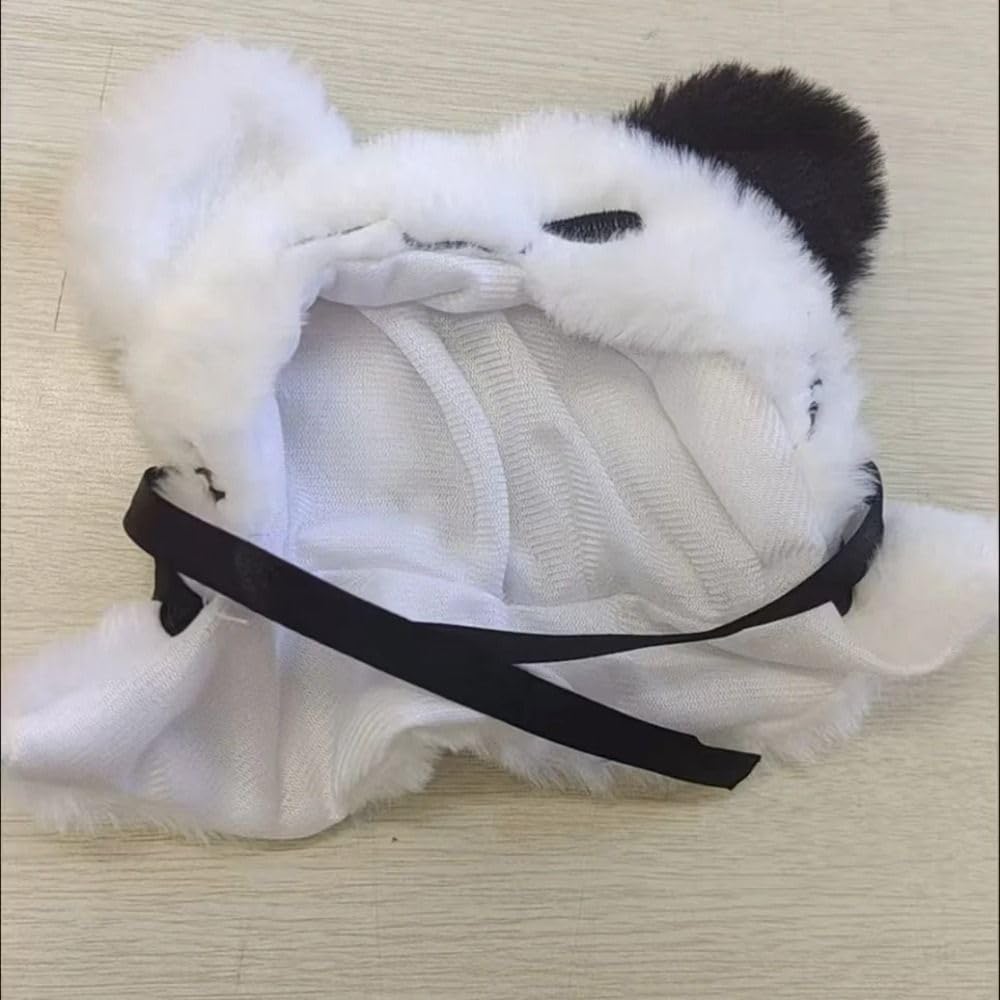 EZBUYGO 10cm Cute Cartoon Doll Plush Toy White Ghost Cloak Toy Accessories Cotton Stuffed Animal Dress Up Clothes