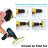 5Pcs Universal Car Polish Pad 3/4/5/6/7 Inch For Soft Wool Machine Waxing Polisher Car Body Polishing Discs Cleaning Accessories