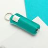 Lipstick Lip Gloss Bag Keychain Holder PU Leather Chapstick Pouch Keyring Portable Lip Balm Packaging Cover Key Chain