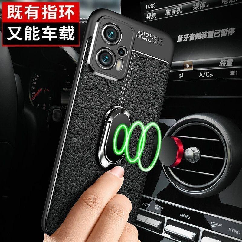 Magnetic Case For Xiaomi Poco F5 Pro X5 X4 GT Holder Ring Phone Back Cover Luxury TPU Soft Silicone Protection Shockproof Bumper