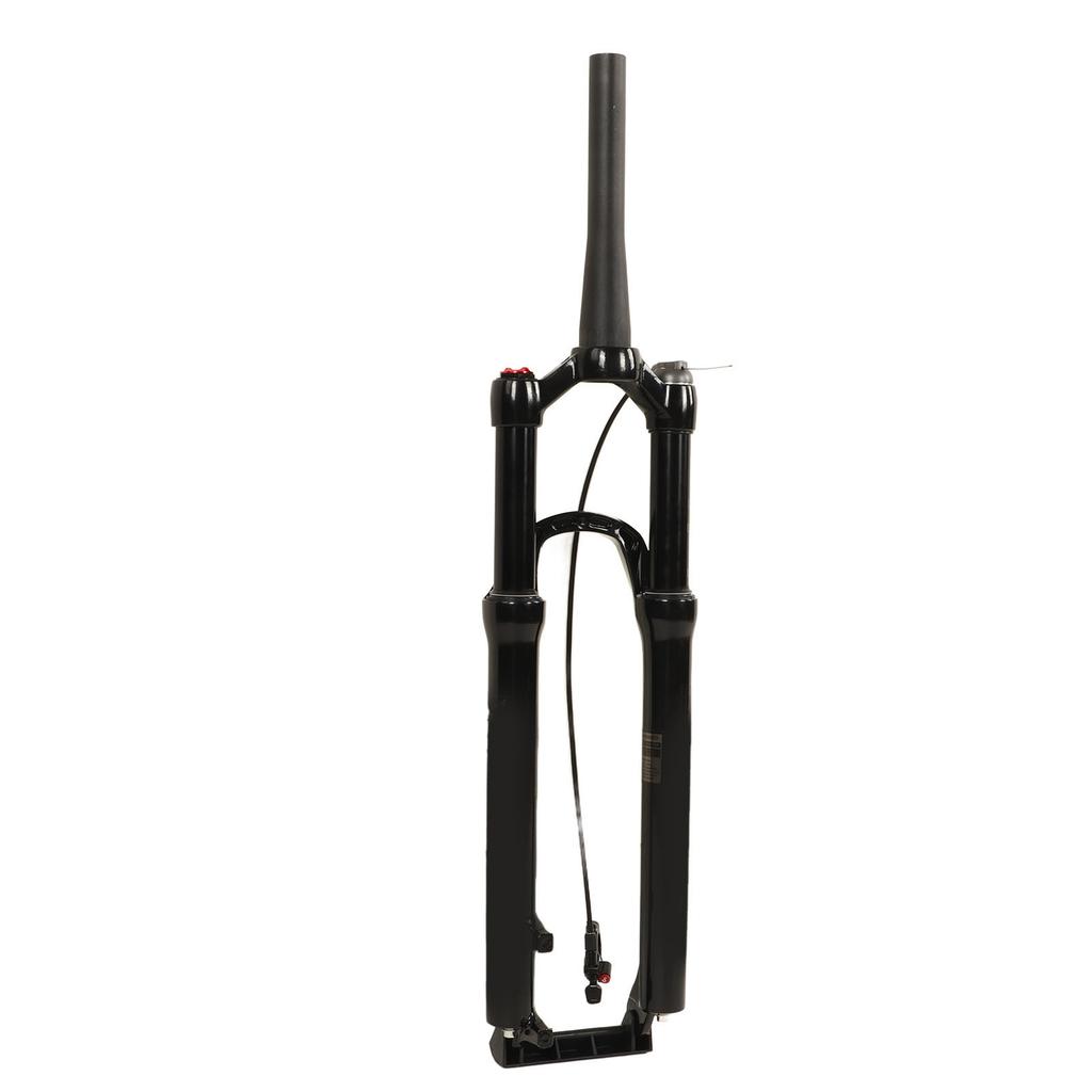 29 Inch Bike Front Fork Mountain Bike Air Suspension Front Fork Shock Absorber Tapered Black Tube Remote Lockout