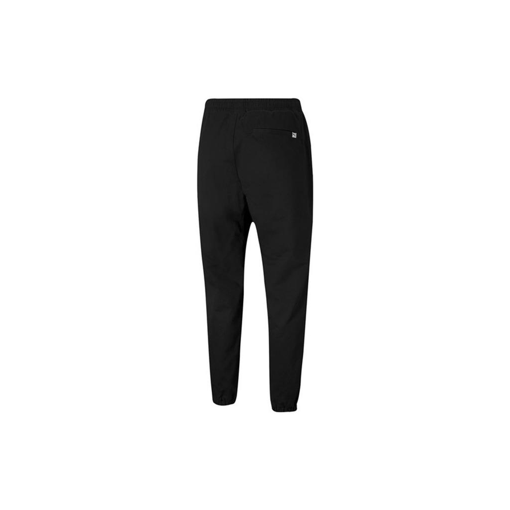 Puma Downtown Small Logo Pants 'Black White' Men's 531434-01