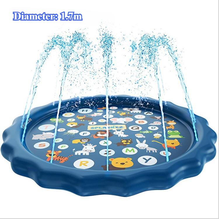 Dziecięca mata do zabawy na zewnątrz z rozpylaczem wody do zabawy na trawniku
