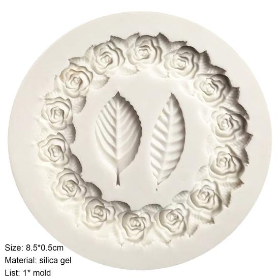 Cookie Mold Multi-purpose Food Grade Safe Delicate Silicone Cake Cookie Baking Mold Baking Tool