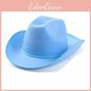 Solid Felt Color Cowboy Hat Sewing Craft Party Costumes Holiday Supplies Gifts