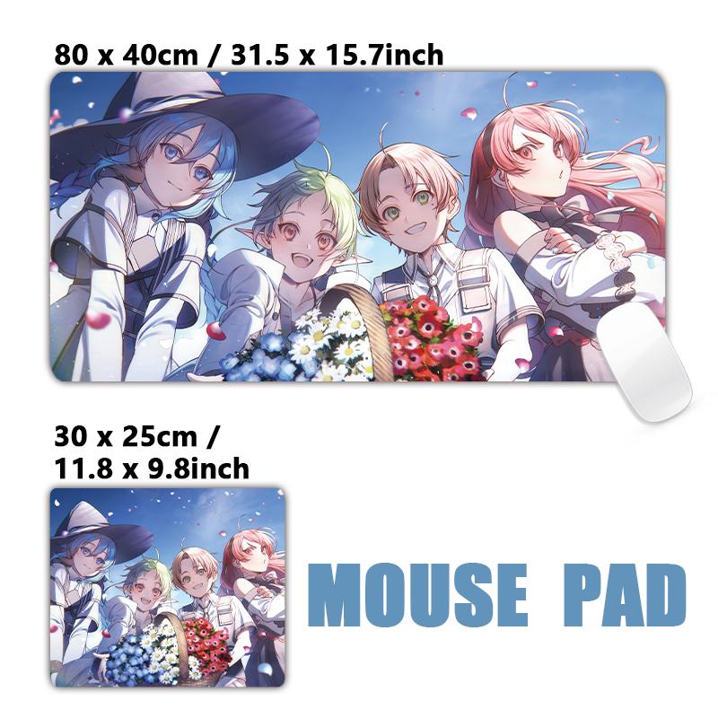 Beautiful Anime Characters Roxy Migurdi Sylphiette Eris Boreas Greyrat XXL Large Mouse Pad Desk Mat Mousepad
