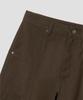 AGOD Side Cut Pocket Peachskin Cotton Pants [Brown]