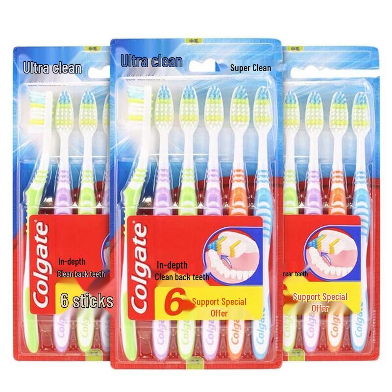 

Colgate Ultra Clean Medium Bristle Toothbrush 18-Pack