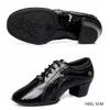 Scarpe Sportive da Donna in Pelle Suola Morbida Scarpe Quadrate per Adulti da Donna Pelle Moderne Scarpe da Danza Latina Sneaker da Sala da Ballo