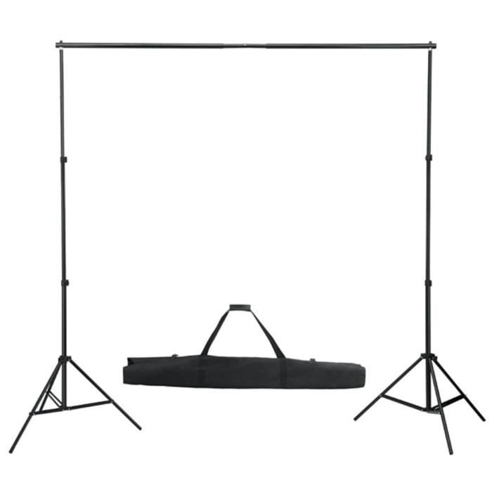 VidaXL Photo Studio Kit, with Lighting and Backdrop