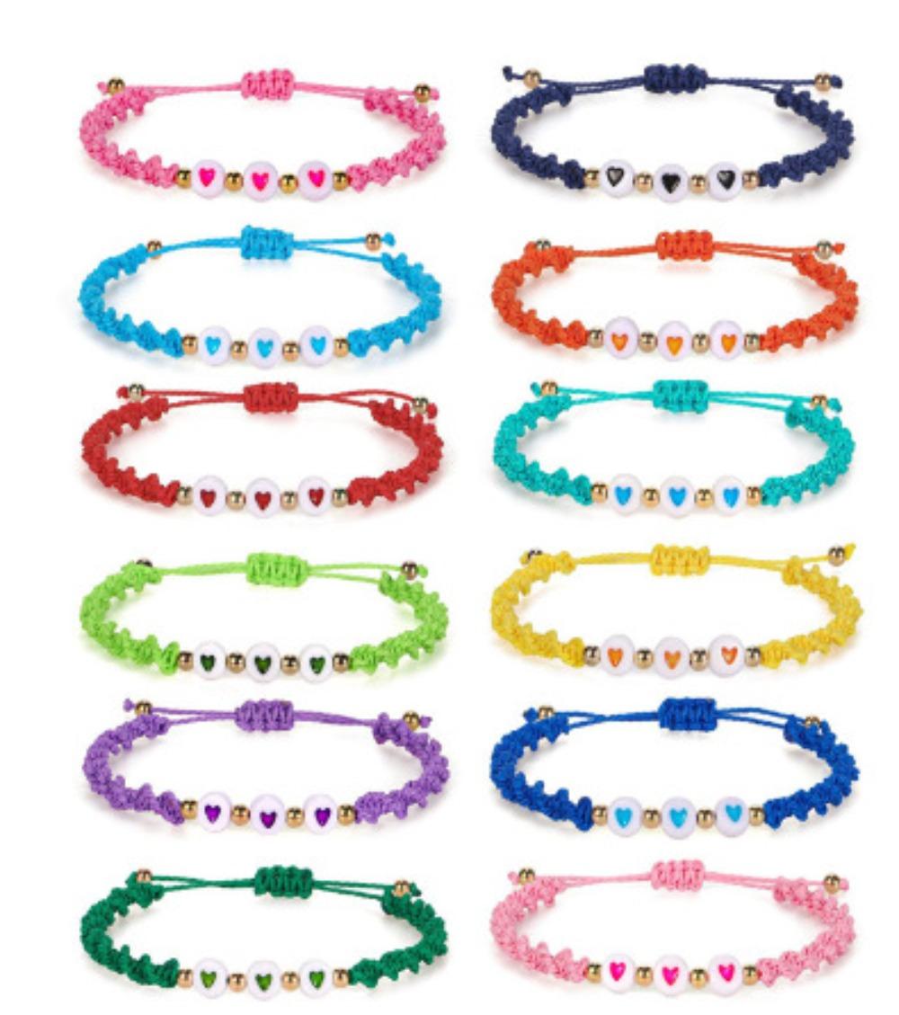 Bohemian rope bracelet colored letter beads adjustable friendship bracelet set swiftie set bracelet