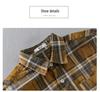 Men's Plaid Casual Long Sleeve Shirt - Versatile and Stylish for Spring and Autumn (Style 6120).