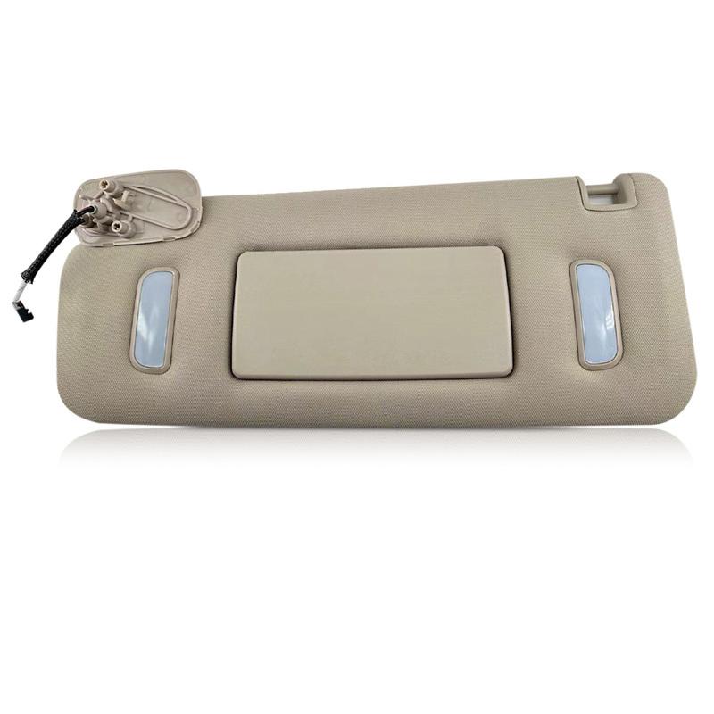 Beige Car Sun Visor with Mirror Light For Cadillac CTS Chevrolet Avalanche Silverado GMC Sierra Yukon 2007-2014 22850310