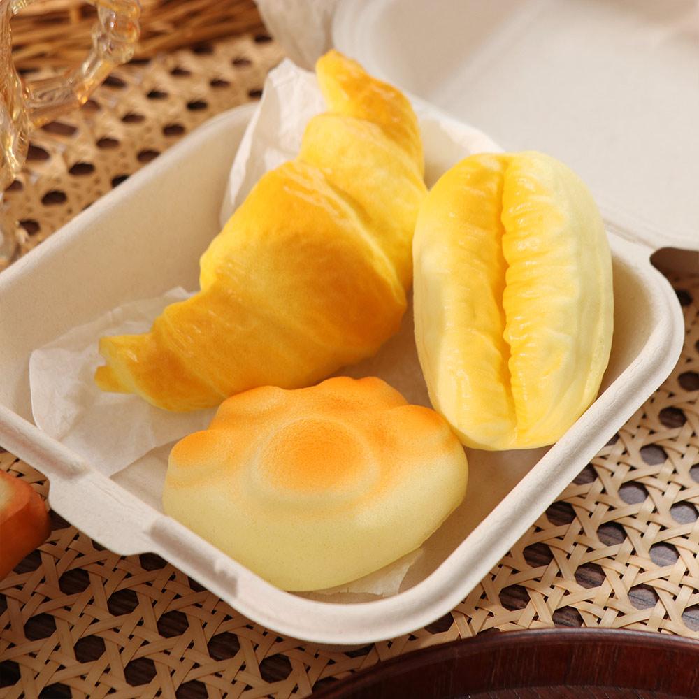 Sticky Croissant Squishy Toy Slow Rising Slow Rebound Toy Sensory Fidget Ball  Office Workers
