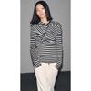 Za Export New Arrival Women's Clothing ZR Fashion Style Fashion Casual Loose Stripes Pullover Knitwear 9598153