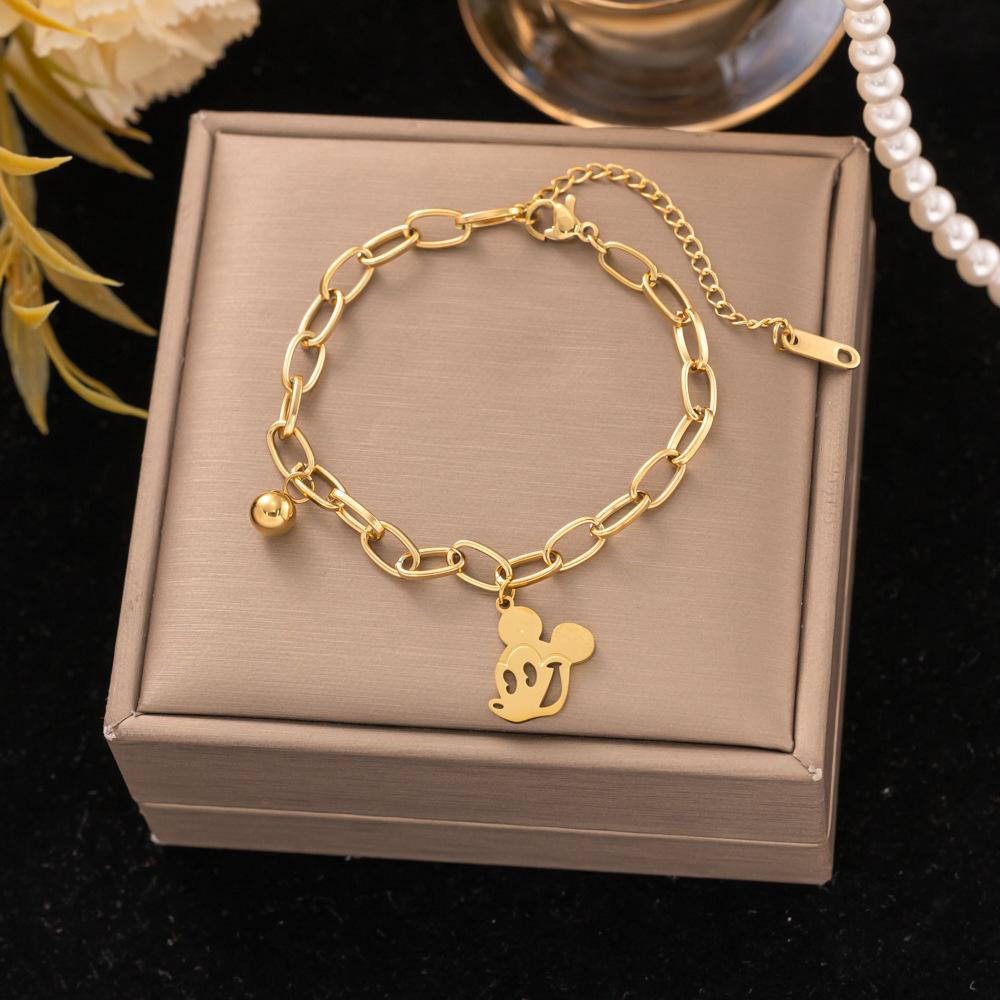 Fashion Titanium Steel Bracelet Never Fade Elegant Durable Jewelry for Women Men Unisex