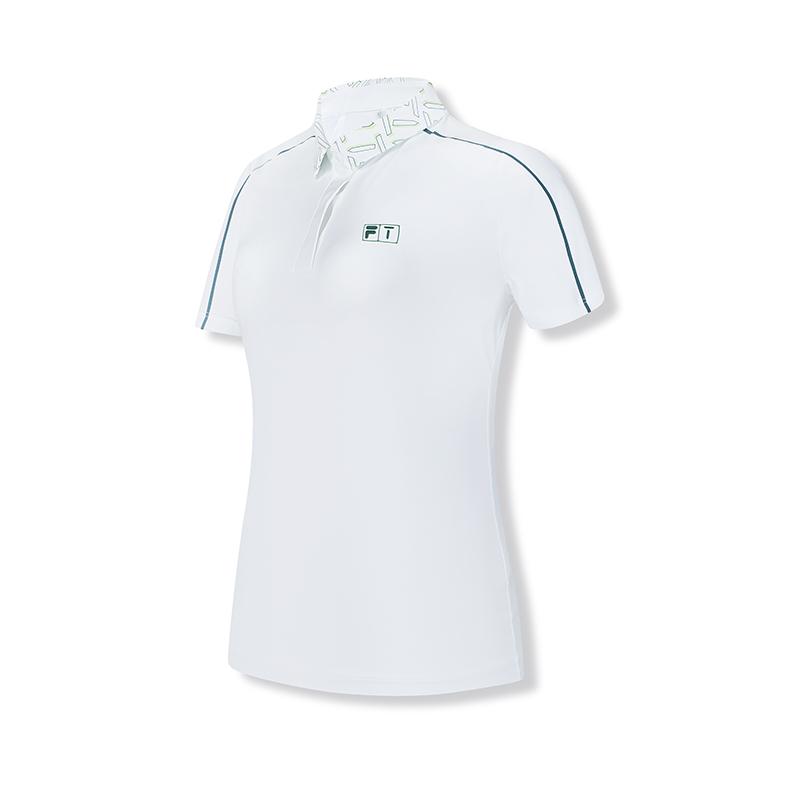 New FILA Polo Shirts Women's White A11W425122FWT