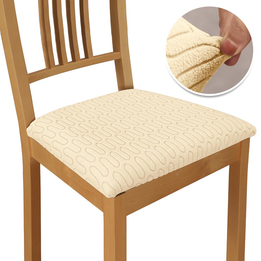 Real Waterproof Chair Cover Stretch Dining Room Seat Covers Chair Cheap Washable Jacquard Chair Covers For Home Hotel Kitchen