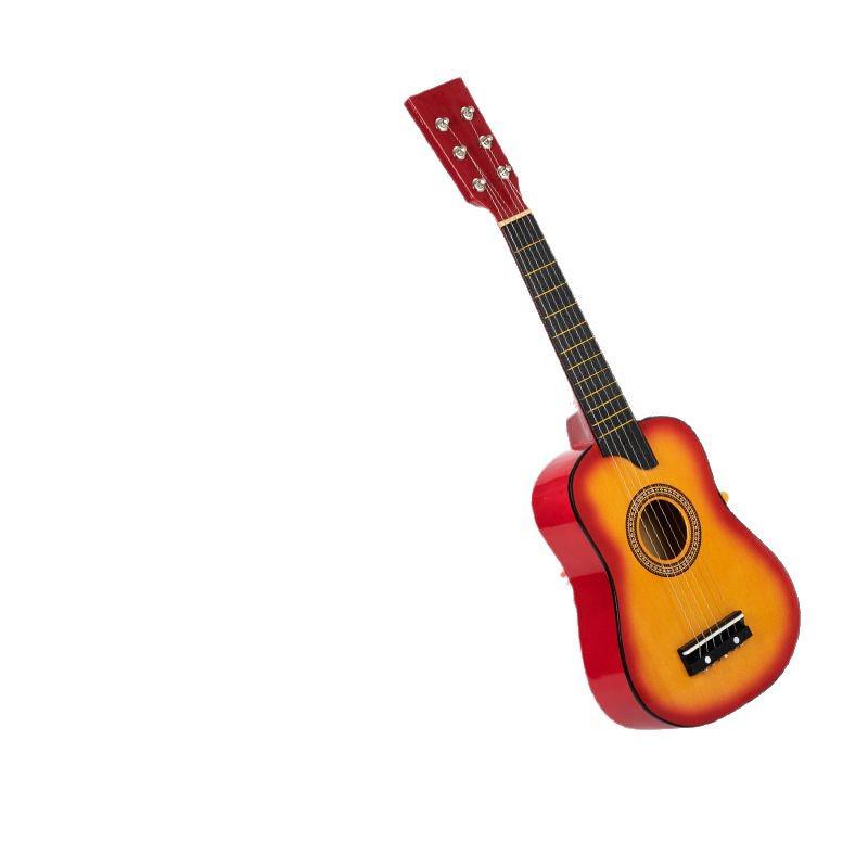 Colorful 25-inch Basswood Guitar for Kids – Beginner's Toy Instrument and Gift