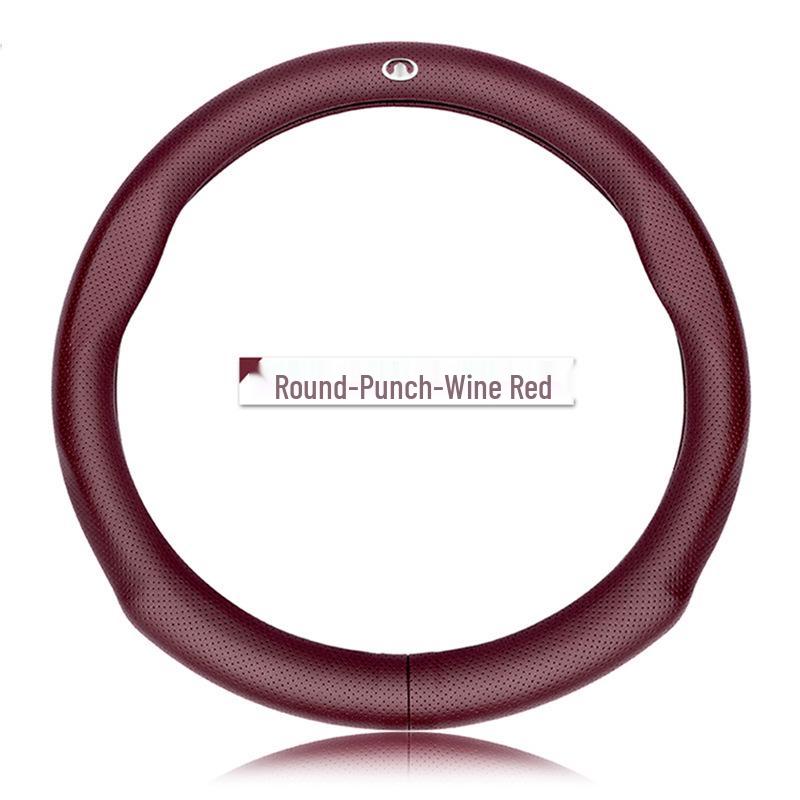 Premium Echtleder Lenkradbezug für Great Wall: Fengjun 5, 6, 7, M4, C30, Kanone, C50, M2