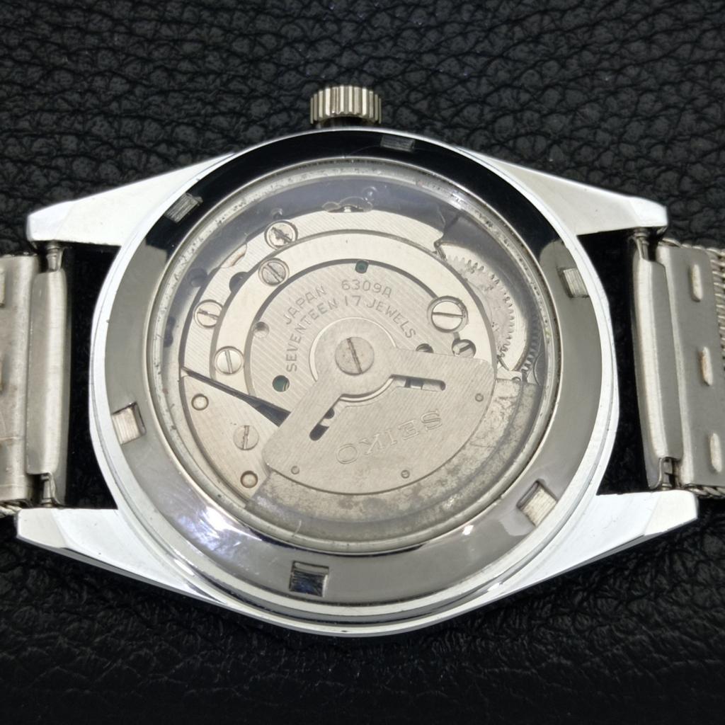 VINTAGE SEIKO 5 AUTOMATIC REFURBISHED JAPAN MENS BLUE COLOR DIAL WATCH A440549-4 Sk-a440549