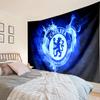 Blue Chelsea Football Club Logo Tapestry, Unique Design Tapestry, Wall Decor for Bedroom,Livingroom, Playroom,Heartwarming Fan Holiday Gifts