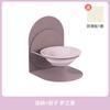 Elevated Tilted Cat Bowl for Indoor Cats Raised Ceramic Cat Food Bowl with Metal Stand Non-Slip Non-Spill Pet Food Bowl for Cat