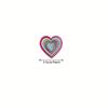 1 Roll of Heart-Shaped Gift Decoration Stickers