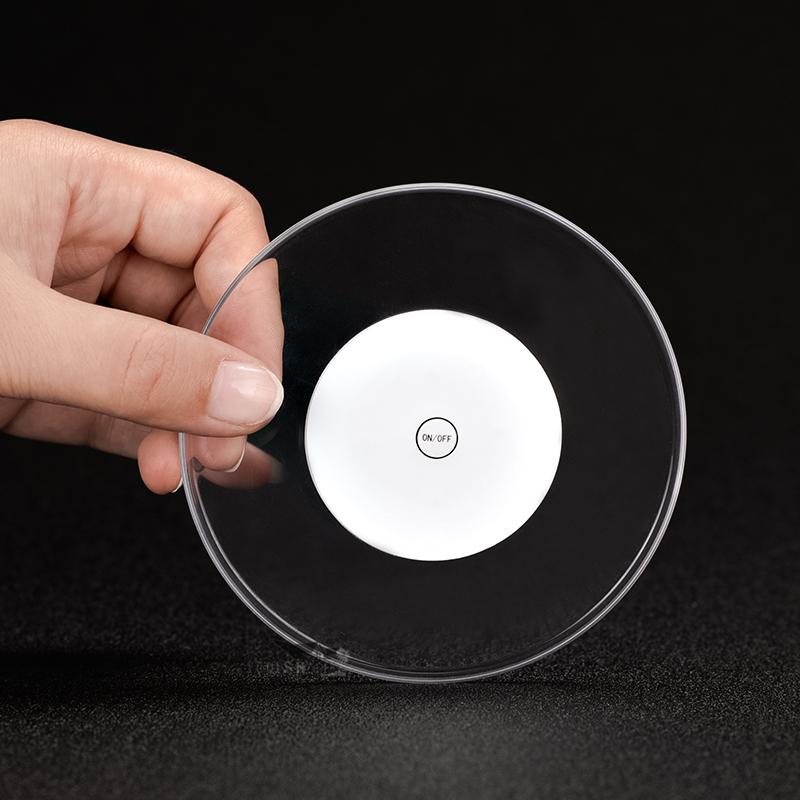 LED-Leiste Leuchtende Tisch-Tassenunterlage Küchenmatte Pad für Bar Cocktail KTV Lichtbasis Schwerkraftinduktion Batterie Barwerkzeuge Barzubehör