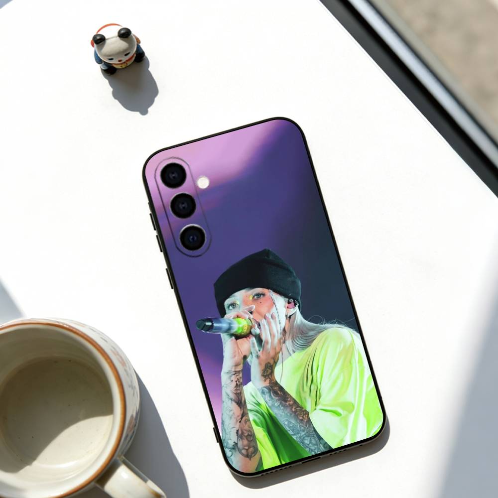 Young Miko Singer Phone Case Soft Black For Samsung Galaxy A73,A72,A71,A70,A53,A52,A51