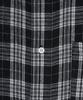 YALE Flannel Vintage Oversized Check Shirt_Black