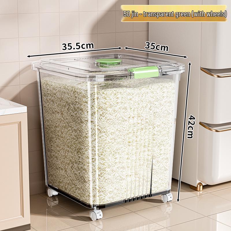 Pest-Proof Moisture-Proof Rice Flour Storage Jar | Food-Grade Large Capacity Container