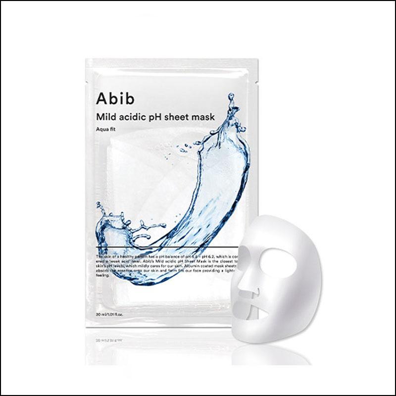 Abib Mild Acidic PH Sheet Mask Aquq Fit (30ml*10Sheets) / exp 2026.08