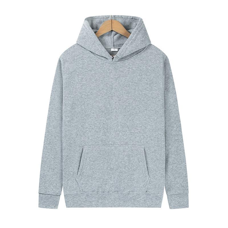 Men's Women's Solid Color Hoodies Casual Loose Fleece Autumn Winter Sportswear Hip-hop Pullover Top 20 Colors