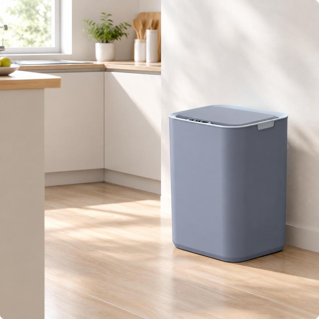 22L Rechargeable Garbage Bin Hands Motion Low-Profile