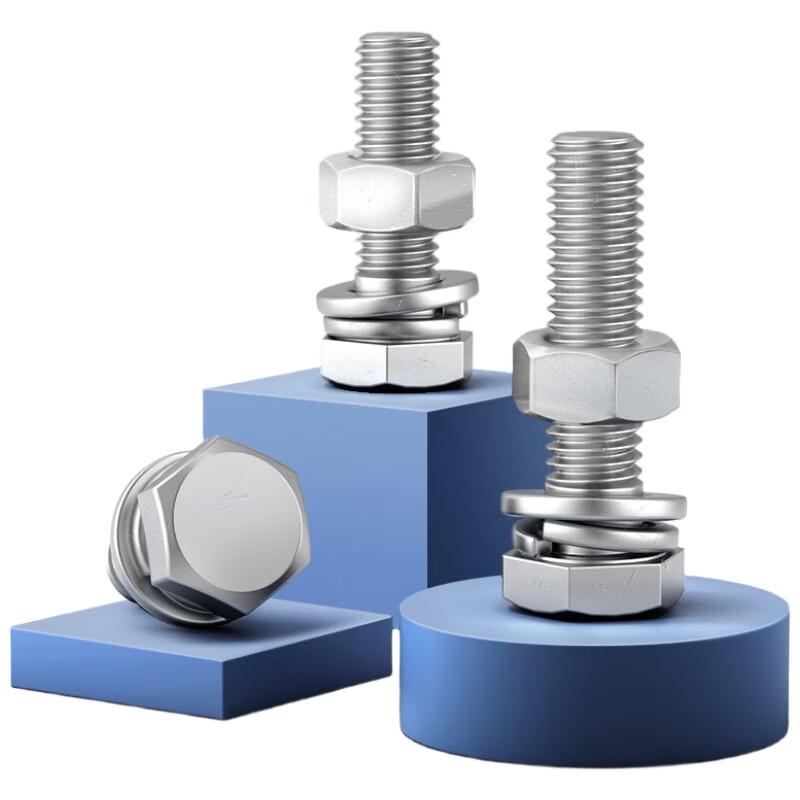 Stainless Steel Single Head Bolt with Nut