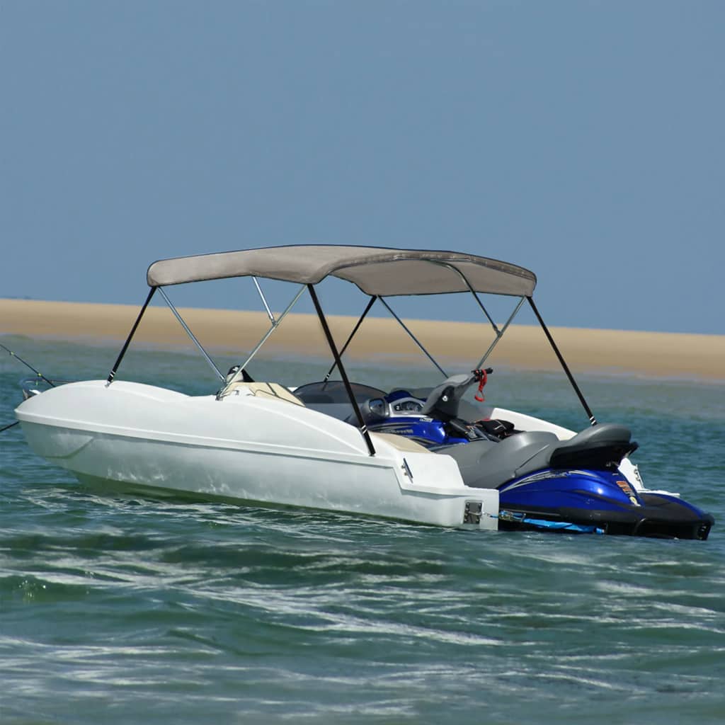 3 Bow Bimini Top Gray 183 x 180 x 137 cm