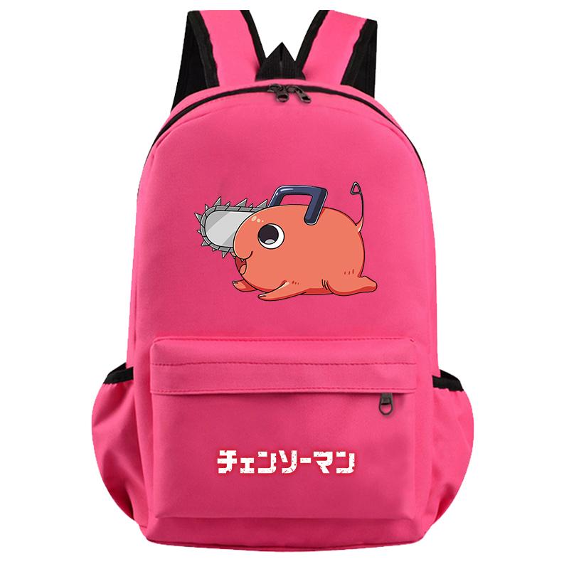 Anime Chainsaw Man Rucksack für Jungen Mädchen Hildren Zurück zur Schule Schultasche Student Kawaii Rucksack Luffy Nami Lysop Leichte Taschen