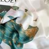 Leichter Luxus Windseidenschal Damen Schal draußen Frühling und Sommer neu Simulationsseide Mode Blumen Sonnenschutzschal Stola