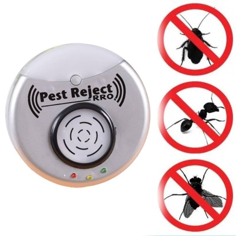 Repellente per parassiti ad ultrasuoni Dispositivo elettronico per il controllo di insetti e roditori Colore Argento
