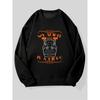 Men'S Funny Hippopotamus Sweatshirt With "My Spirit Animal Is A Hippo" Slogan, Loose Round Neck Pullover, Casual Comfort.