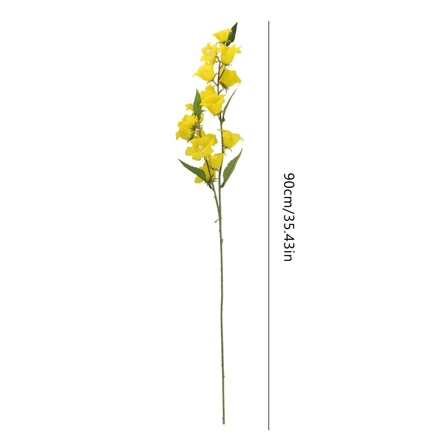 

Artificial Bellflower Flowers Wedding Home Living Room Bedroom Realistic Decoration DIY Silk Wind Chimes Floral Arrangement 1PC