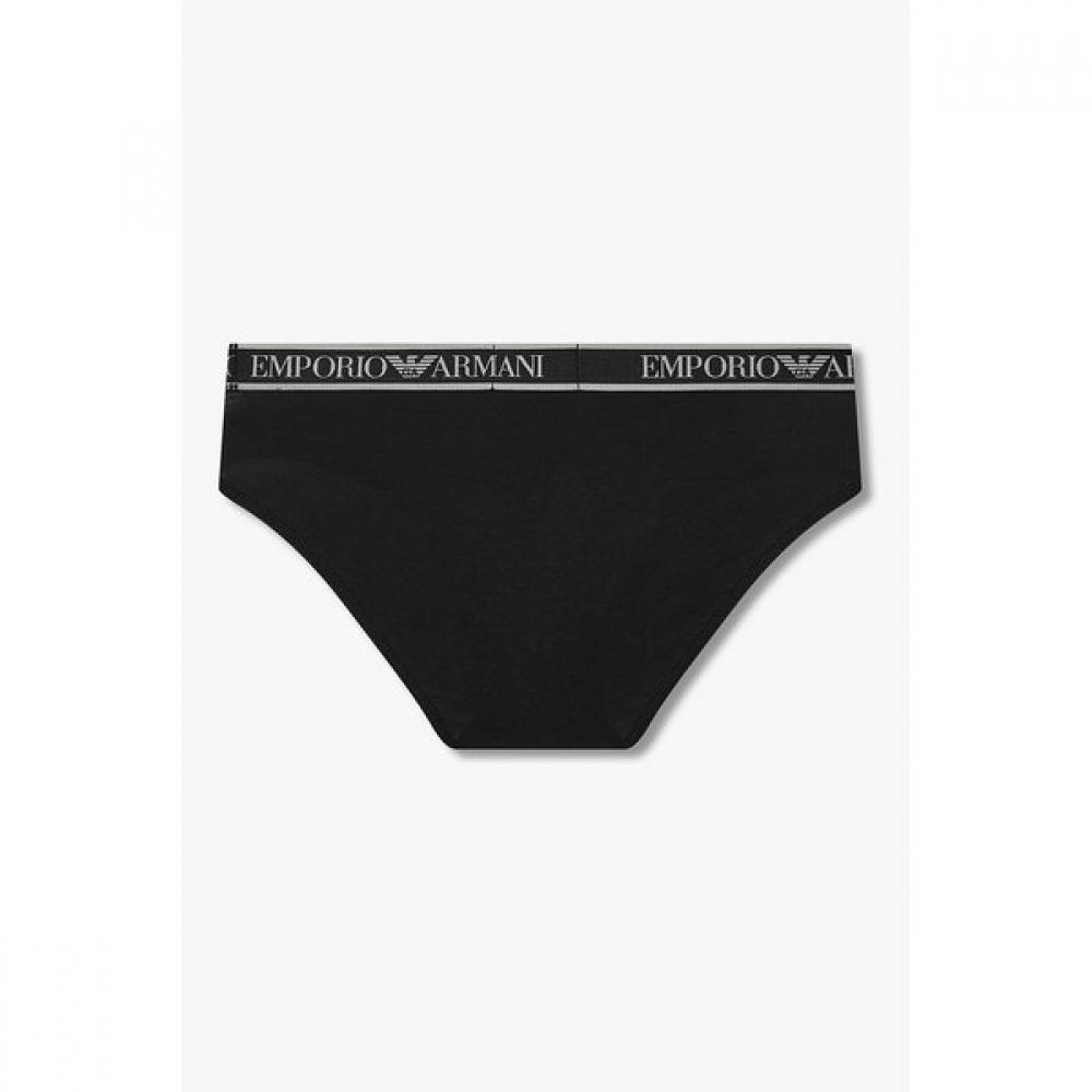 Emporio Armani Men S Two Tone Jacquard Logo Brief  08m6111312 
