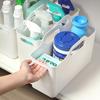Lot de 2/3 Organiseurs sous évier Organiseurs et Boîte de Rangement pour Armoire de Cuisine et Salle de Bain Panier Organisateur en Plastique Polyvalent