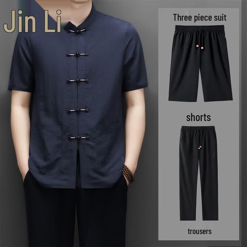 Jinjuan Men s Chinese Style Summer Collection 3XL