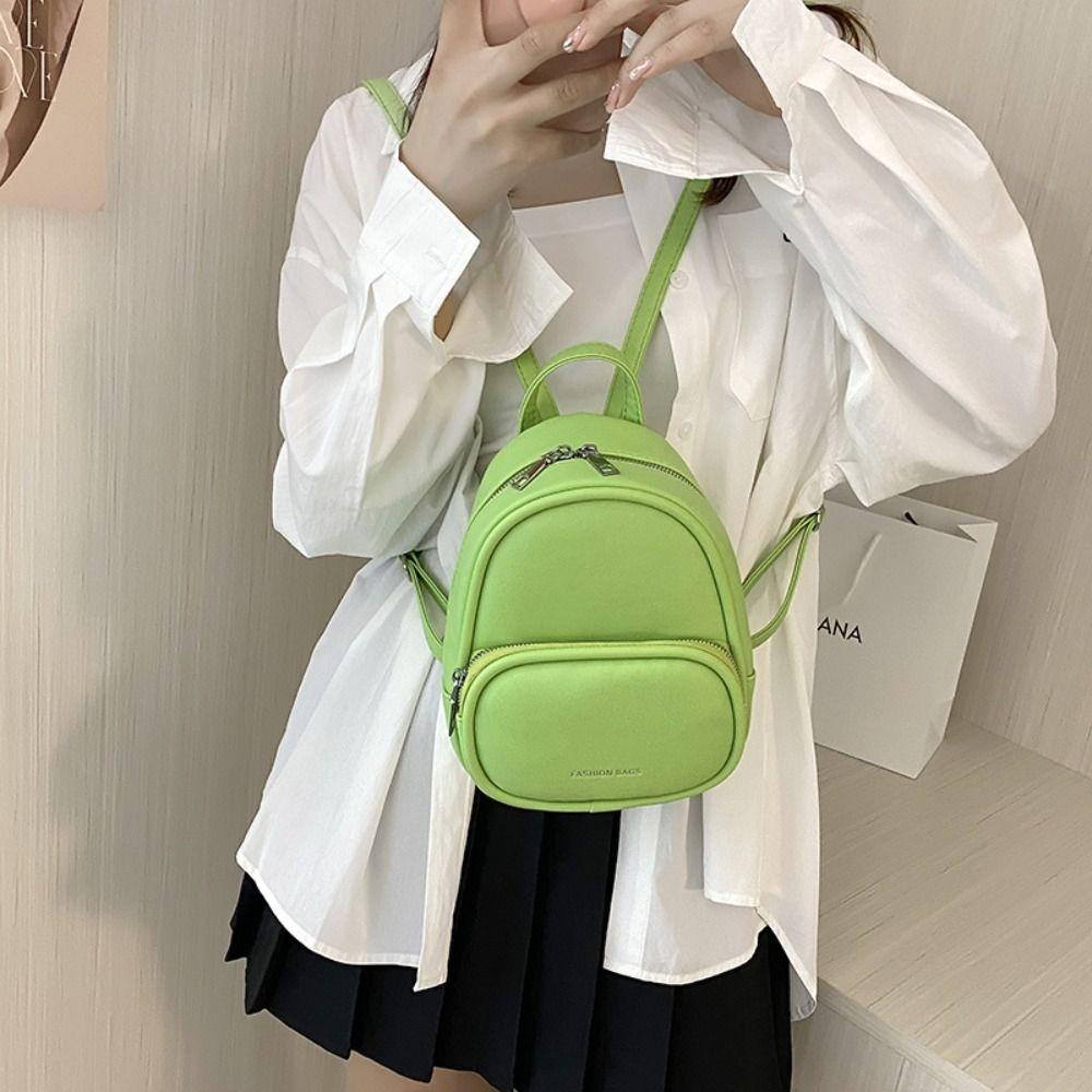 Platz Mini Rucksack Pu Leder Schulter Tasche Neue frauen Rucksack Teenager