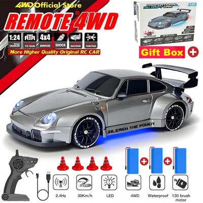 4WD RC Car Remote Control Cars 2.4G Radio High Speed Drift Racing Monster 4x4 Truck RTR Vehicle Toy Gift for Kids Children
