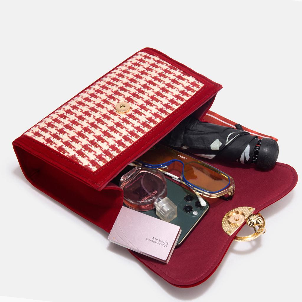 Niche Red Wedding Bag Bride Bag Women'S Bag Mother Bag Engagement Handbag Large Capacity